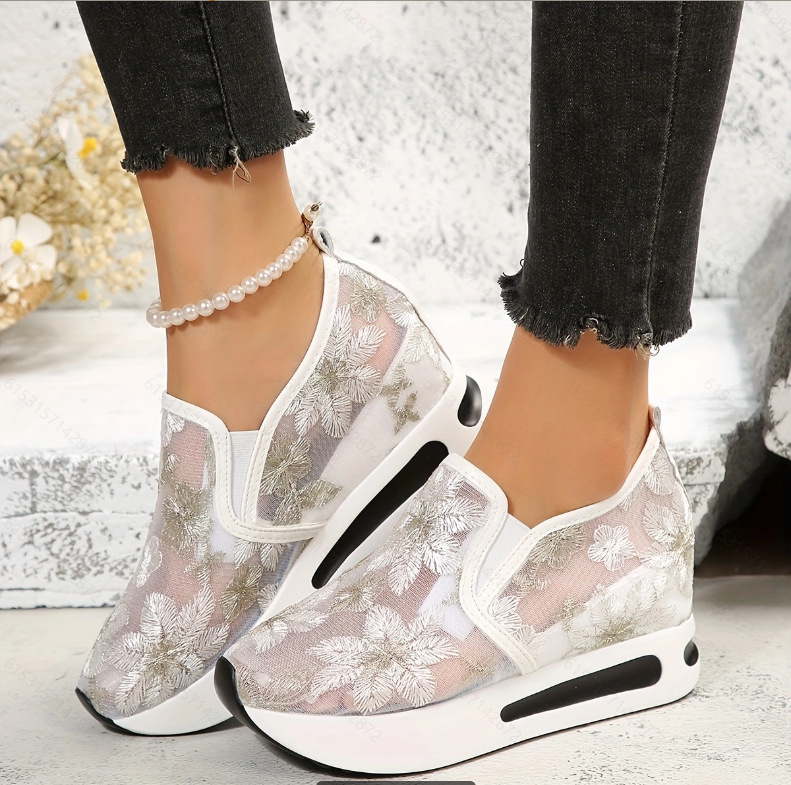 Running Gear For Sale - Lace Flats Platform Women Sport Shoes