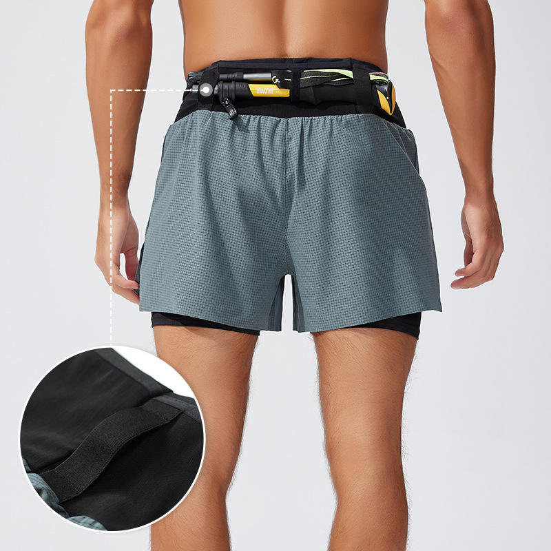 Men's 2-in-1 Sports Shorts Dua - đánh giá và giá Trail Running Gaiter