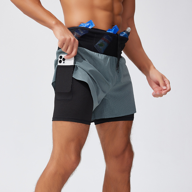 Men's 2-in-1 Sports Shorts Dua - đánh giá và giá Trail Running Gaiter