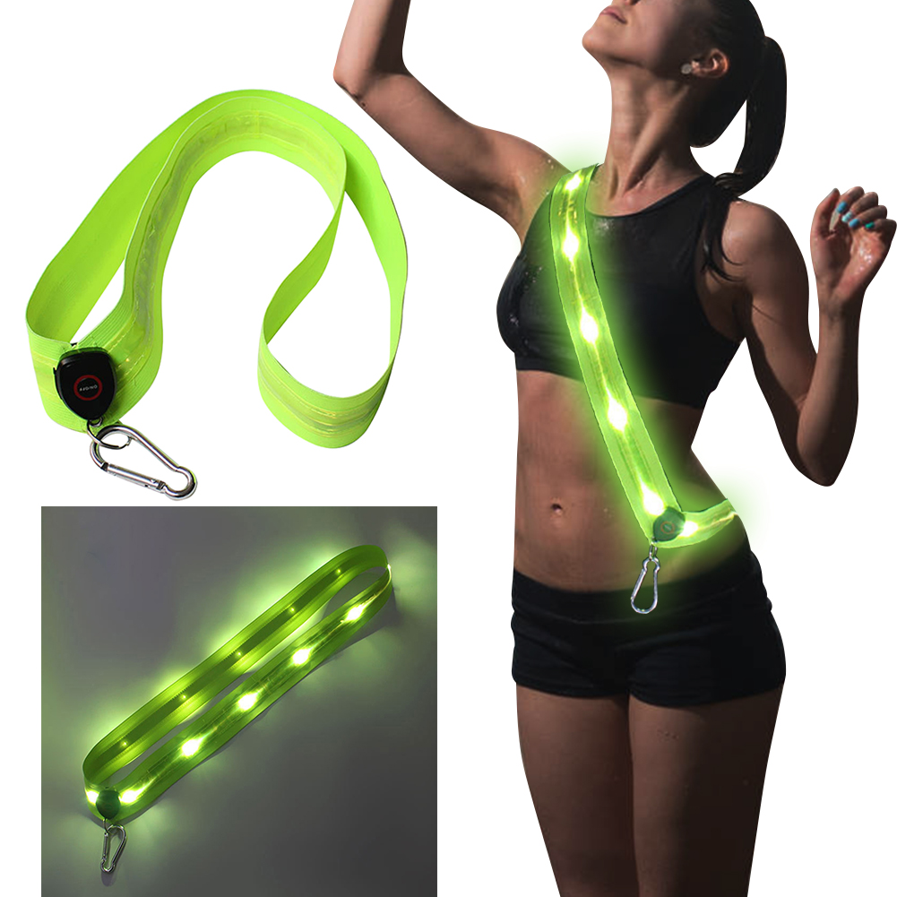 LED Shoulder Belt Rechargeable - đánh giá và giá Running Gear Night
